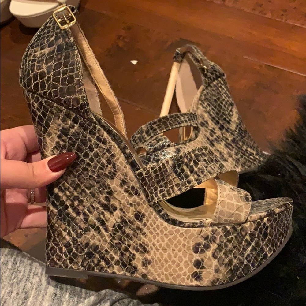 Snake Cathy Jean Wedges
